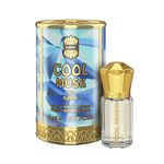 Ajmal COOL MUSK Attar | Floral & Citrus Fragrance | Unisex Non-Alcoholic | Long Lasting Attar Men & Women - 5 ML