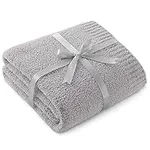Bedsure Super Soft Knit Throw Blank