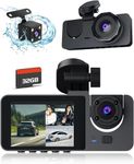 3 Channel 4K Dash Cam, Dash Cam Fro