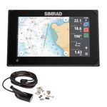 Simrad NSX 3007 - Chartplotter Fish Finder with HDI Transducer and C-MAP Discover X Charts
