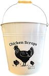 Chicken Scraps Bucket to Collect Your Leftover Food to Feed Your hens, Roosters, Feathered Ladies, Chicken Friends Chicks, Free-ranged Chickens, roos, or Whatever You Call Your Chickens (Chicken)