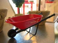 Dulton CH06-H271 Cargo Cart, Unicycle, Wheel, Barrow, Small, Red Wheel Barrow, Height 2.4 inches (60 mm), Width 5.1 inches (130 mm), Depth 2.4 inches (60 mm)