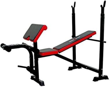 Zorex Fitness ZF-104 Multi bench for Home Gym multipurpose Bench| Adjustable Incline, Decline, Flat Bench| Weightlifting bench| Utility Bench for Full Body Workout | Preacher Curl Bench | Max user Weight 250 Kg