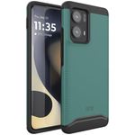 TUDIA MERGE [Military Grade] Designed for Motorola Edge 2024 Case, [Drop Tested] Dual Layer Shockproof Slim Rugged Tough Heavy Duty Protective Phone Cases (Hunter Green)