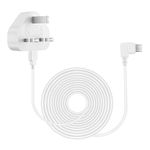 Tonton Micro USB Cable with Charger Adapter, 5V 1A Power Supply Adapter with 3M(10FT) Micro USB Cable, Compatible with Most Smartphone, Tablet, Powerbank, Security Camera (White)