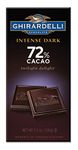 Ghirardelli Chocolate Intense Dark Bar, Twilight Delight 72% Cacao, 3.5-Ounce Bars (Pack of 6)