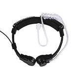 Professional Throat Headset, Walkie Talkie Acoutic Tube Earpiece PTT for Baofeng UV5R 2-Way Radio Walkie Talkie for Kenwood/Wouxun/Linton/Puxing