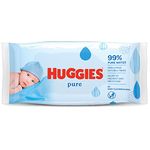 Huggies Pure Baby Wipes, 1 Pack, 56 wipes