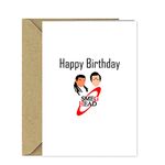 Funny Red Dwarf Birthday Card - Happy Birthday Smeg Head