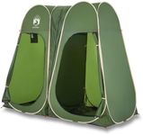 vidaXL Green Privacy/Changing Pop-Up Tent - Waterproof Polyester with PU Coating, Foldable, Lightweight, Stable, 233x120x193 cm