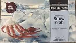 10 Lbs Royal Greenland Snow crab legs 12 oz Clusters ( Biggest Size)