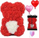 Flower Rose Bear Gifts for Mom Gran