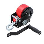 KATSU Tools Manual Hand Winch 600lbs 270kg Capacity with 6m Polyester Webbing Strap for Boat Trailer Caravan Marine 325920