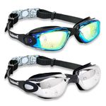 Aouloves Swim Goggles,Anti Fog No Leaking Clear Vision Water Pool Swimming Goggles for Adult Men Women Youth