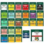 VAHDAM, Assorted Tea Bags Sampler (25 Unique Flavors, 50 Pyramid Tea Bags) Mothers Day Gifts From Daughter & Son | Tea Gift Set, Tea Set | Tea Box | Gifts for Mom, Mom gifts