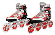 Cockatoo Unisex Is06-40 Wheel Base Inline Skates, 100Mm, Black