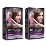 Kativa Keratin Express Brazilian Straightening Treatment Without Formaldehyde/formol Pack of 2