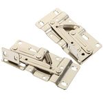 Angoily 2 Pcs 45 Degree Pivot Hinge Tip-Out Tray Hinges Tip Out Tray Self Closing Hinges Standard Sink Hinges for Sink-Front Drawer,Steel Compatible Both Face Frame ＆ Frameless