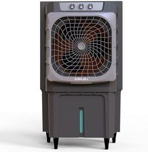 Bajaj Xforce 135L Semi-Commercial Desert Air Cooler For Home | Aluminium Fan Blade | 100Ft Air Throw | 3-Speed Control | 3 Yrs Warranty (1 Yr Standard + 2 Yrs Extended Warranty)【Grey】