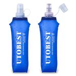 UTOBEST Soft Flask TPU, Collapsible Running Water Bottles BPA Free, Hydration Bottles for Hiking Cycling Climbing Marathon, UTR203