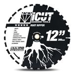 Fire Rescue Demolition Carbide Chunk Roof Cutter Blade for PVC, Aluminum, Masonry, Railroad Ties, Shingle Roofs (12 Inch)