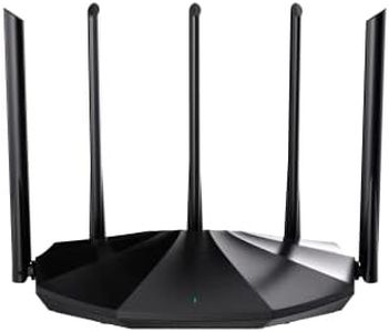 Tenda Wi-Fi 6 Dual Band Gigabit WiFi Router (TX2-Pro), 4 Gigabit Ethernet Ports, MU-MIMO, OFDMA, WPA3, Network Without Dead Zone, Parental Controls - AU Version