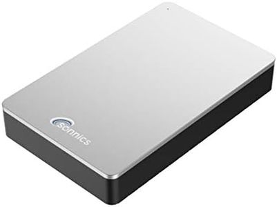 Sonnics 2TB Silver External Desktop Hard drive USB 3.0 Compatible with Windows PC, Mac, Smart tv, XBOX ONE & PS4 (Mains Powered Not portable)