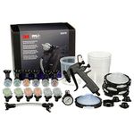 3M Performance Industrial Spray Gun Starter Kit 26878, incl. Paint-Gun, 3M PPS Series 2.0 Paint Spray Cup System, 12 Replaceable Nozzles for Pressure & Gravity Painting, Whip Hose, Air Control Valve