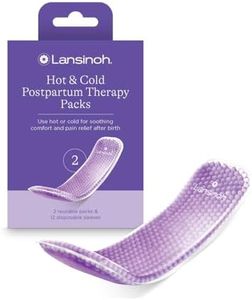 Lansinoh Hot and Cold Pads for Postpartum Essentials, Purple, 2 Count