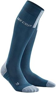 CEP – RUN SOCKS 3.0 for women | Compression sock with millimetre-precise pressure in blue/grey, size IV