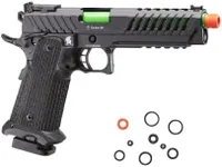 Lancer Tactical Knightshade Hi-Capa Gas Blowback Full Steel Airsoft Pistol