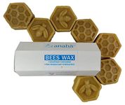 Anaha Pure Unrefined Beeswax Blocks - 300 g (3 x 100 g blocks) Triple Filtered | Non-deodorized & Unbleached | Cosmetic Safe | Make candles and external application body care products