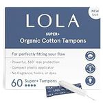 LOLA Organic Cotton Tampons - Super