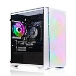 ADMI | Gaming PC, Intel 12400F • RTX 4060 Graphics Card • 16GB 3200MHz DDR4 • 1TB SSD • White Mesh RGB Gaming Case • WIFI • Windows 11