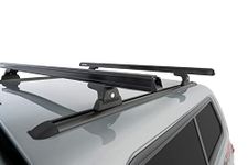 Rhino-Rack Heavy Duty Cap/Topper Track Mount Roof Rack System, Black