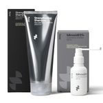 Sons Minoxidil 5% Solution & Hair Growth Shampoo for Men. Hair Regrowth Treatment & DHT Blocker Citrus Head Wash with Caffeine. Hair Thickening & Anti-Dandruff Formula. 1 Month Supply. Made in Europe.