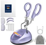Heated Eyelash Curler & Warming Base Set, Long-Lasting Curl, Anti-Burn Safe