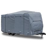 GEARFLAG Trailer RV Camper Cover 5 layers top fits 28'-32' with Reinforced Windproof Side-Straps Anti-UV Water-Resistance Heavy Duty (Fits 28' - 32')