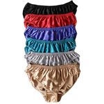 Panasilk New 6PCS Men's 100% Silk Underwear Briefs Bikinis M L XL 2XL (2XL, Multicoloured)