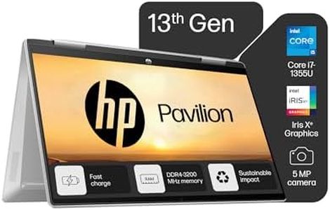 HP Pavilion x360, 13th Gen Intel Core i7-1355U Laptop (16GB RAM, 512GB SSD) Touchscreen 2-in-1, IPS, 14"/35.6cm, FHD, Win 11, MS Office, Silver, 2.33Kg, Iris Xe, Backlit KB, B&O, 14-ek1021TU