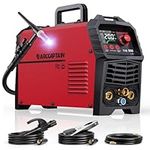 ARCCAPTAIN TIG Welder 200A, High Frequency 110v/220v Dual Voltage TIG/Stick/Arc 2 in 1 Welder LED Digital Display Welding Machine with 2T/4T Function and Tungsten Electrode