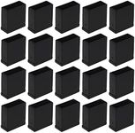 EMSea 50pcs USB Cap Port Cover Anti Dust Oxygen Protector 12mmx5mm for Computer Cell Phone Keyboard Black