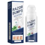 Razor Bumps Treatment for Women and Men, After Shave Solution Roll-On for Ingrown Hairs, Razor Bump Treatment for Face,Neck, Legs, and Underarm Area, Ingrown Hair Serumazor，Smooth Skin(90ml)