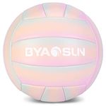 BYAOSUN Soft Official Volleyball for Indoor Outdoor Beach, Size 5 Training Volleyball for Beginner Teenager Adult…