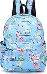 NISHI - Waterproof Kids Backpack, Girls & Women Stylish Trendy College, School & College Bags (MULTI OWL)