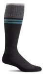 Sockwell Men's Sportster Moderate Graduated Compression Sock, Black - M/L