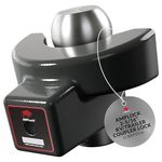 AMPLOCK BRP2516 RV/Trailer Coupler Lock - Secure Your 2 5/16'' Ball Coupler with Straight Lip - North American Craftsmanship for Ultimate Trailer Protection with a Push and Lock System I Made in Canada