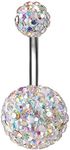 Pretty Belly Button Ring with Gradu