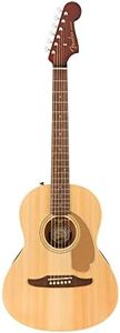 Fender Sonoran Mini Acoustic Guitar, Natural, includes a Guitar Gig Bag