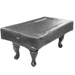 GSE Games & Sports Expert Billiard Pool Table Covers, 7'/8'/9' Waterproof & Tearproof Heavy Duty Leatherette Pool Table Covers (Several Colors Available, Grey - 8ft)